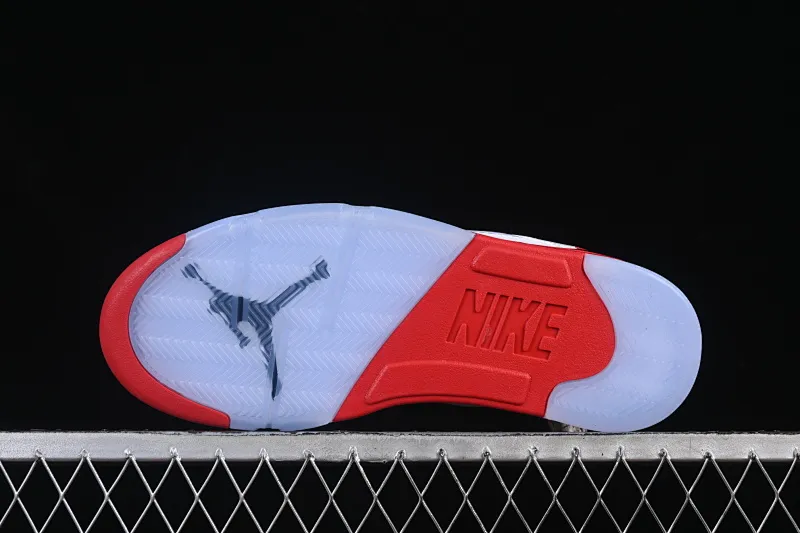 All categories Air Jordan Jordan series basketball shoes Air Jordan 5 GX foreign trade version Air Jordan 5 Retro "Fire Red Black Tongue" AJ5 Joe 5 Rukawa Maple Flame Red first layer basketball shoes HQ7978-101